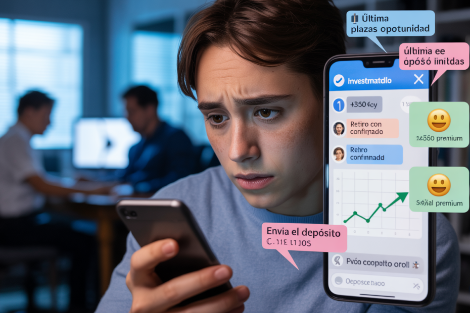 estafa inversiones Telegram fraude criptomonedas canal Telegram España